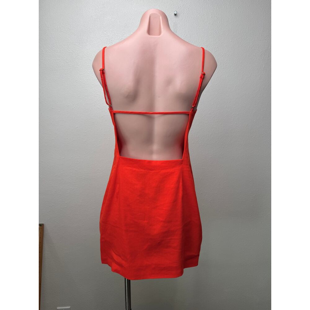GAUGE81 Orange Red Cutout Mini Dress Women S - Picture 3 of 15